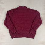 CHAPS BURGUNDY KNIT - X LARGE