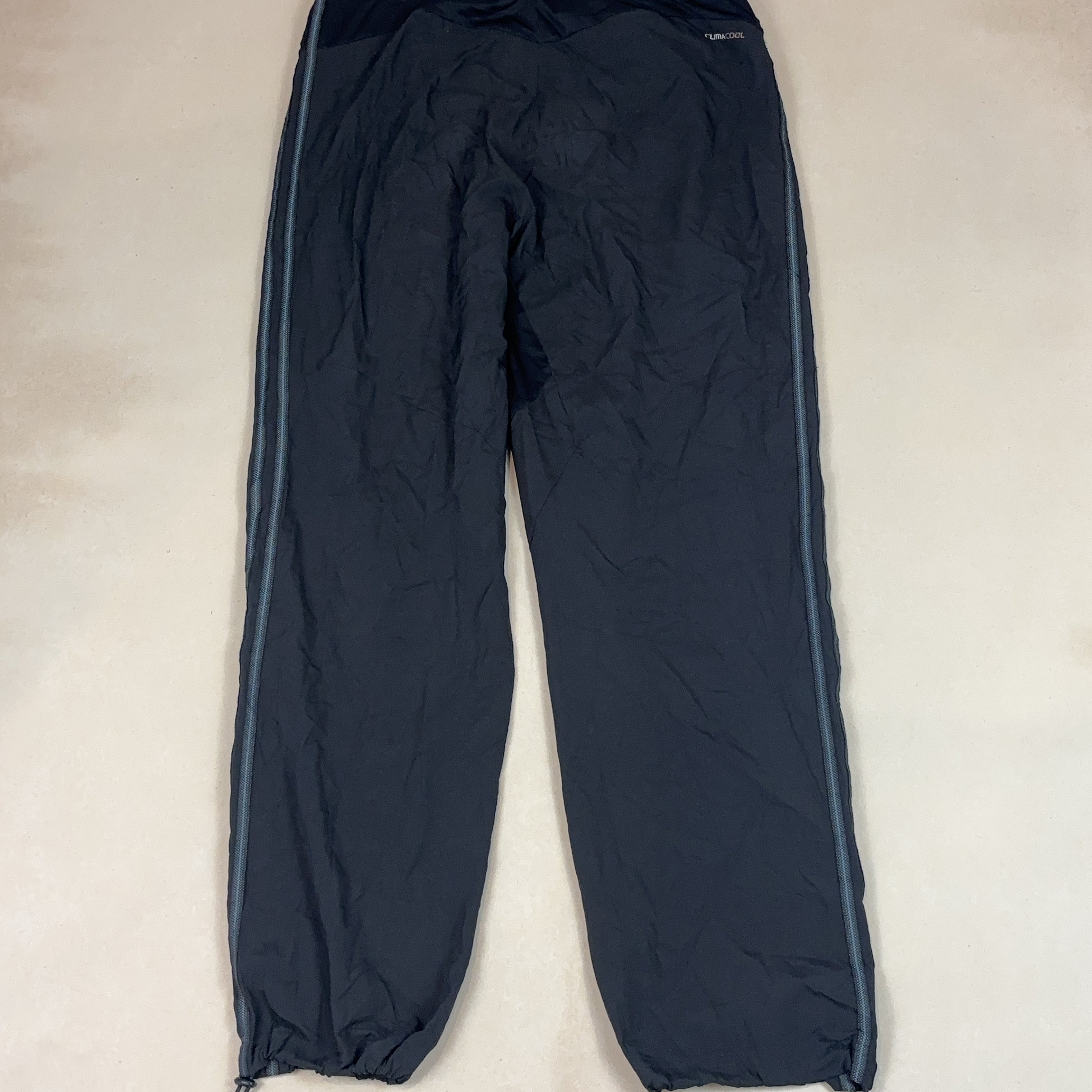ADIDAS BLACK SPORT PANTS - X LARGE