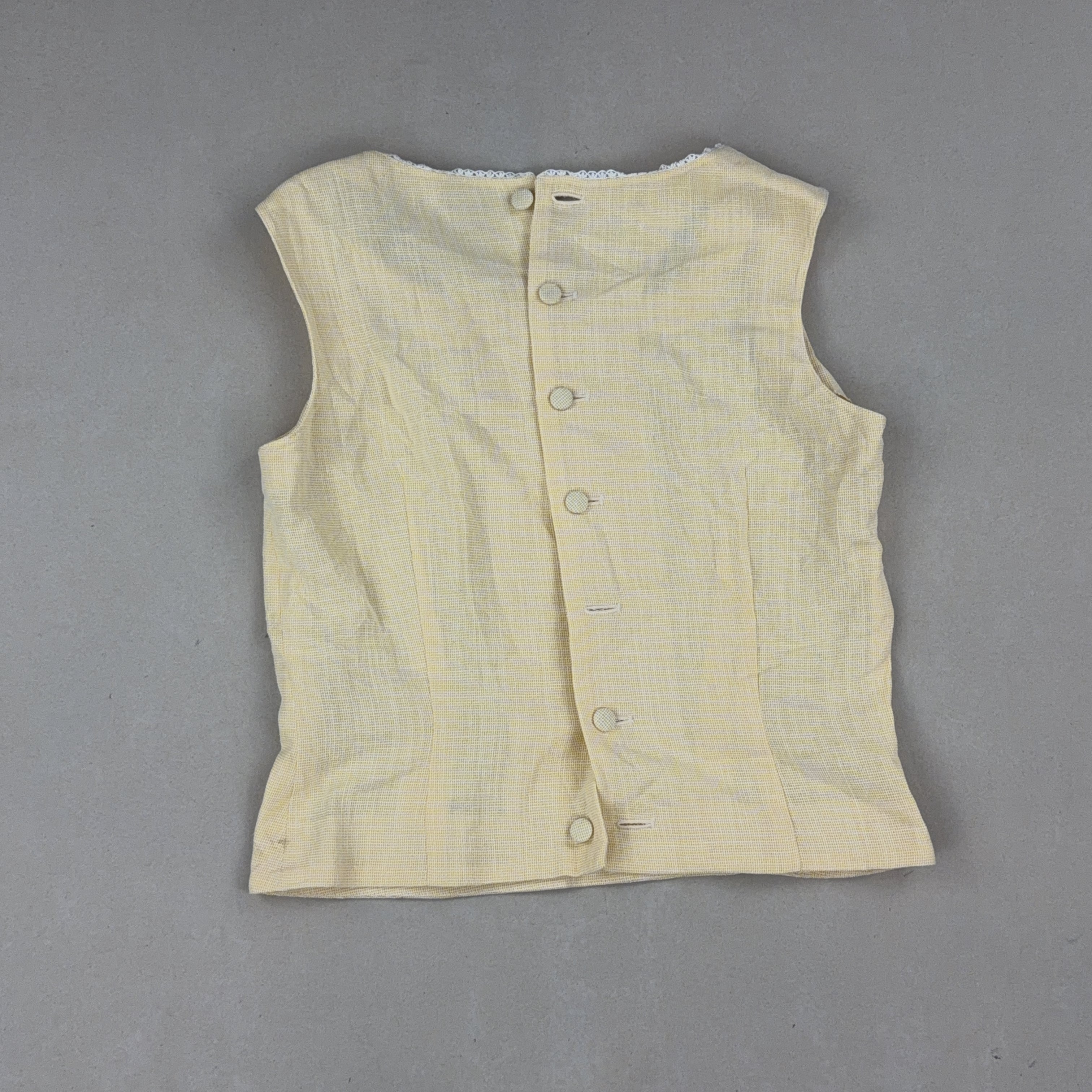 VINTAGE YELLOW TOP - MEDIUM
