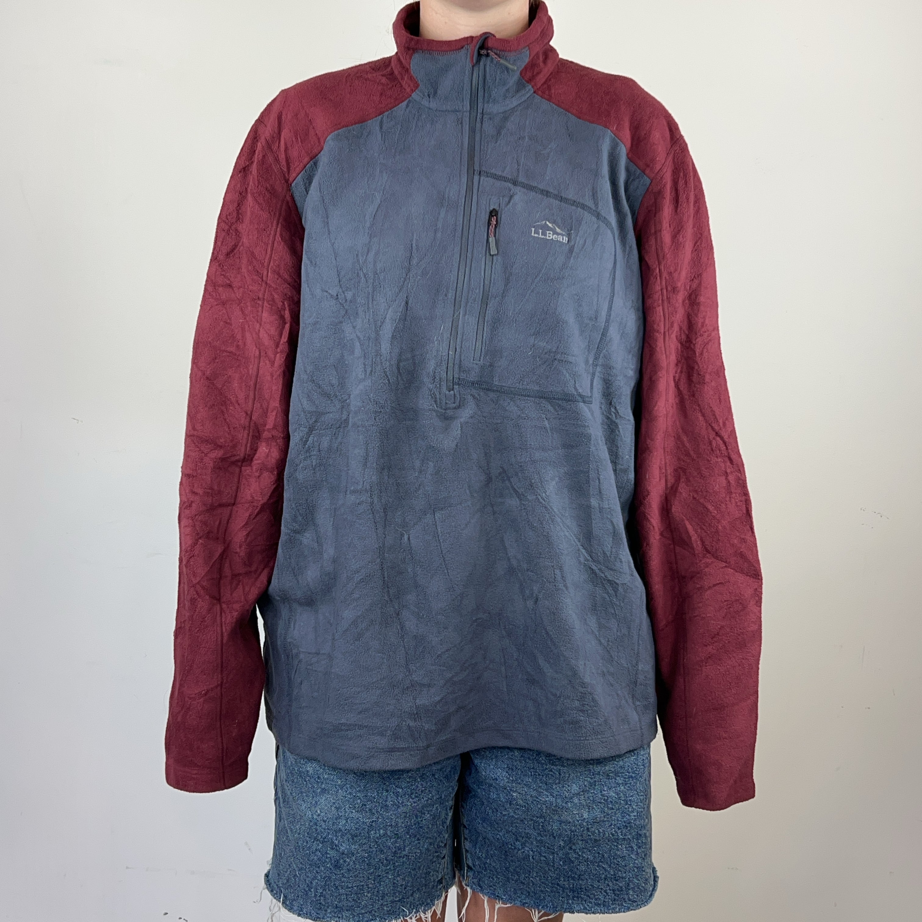 L.L.BEAN QUARTER ZIP - LARGE