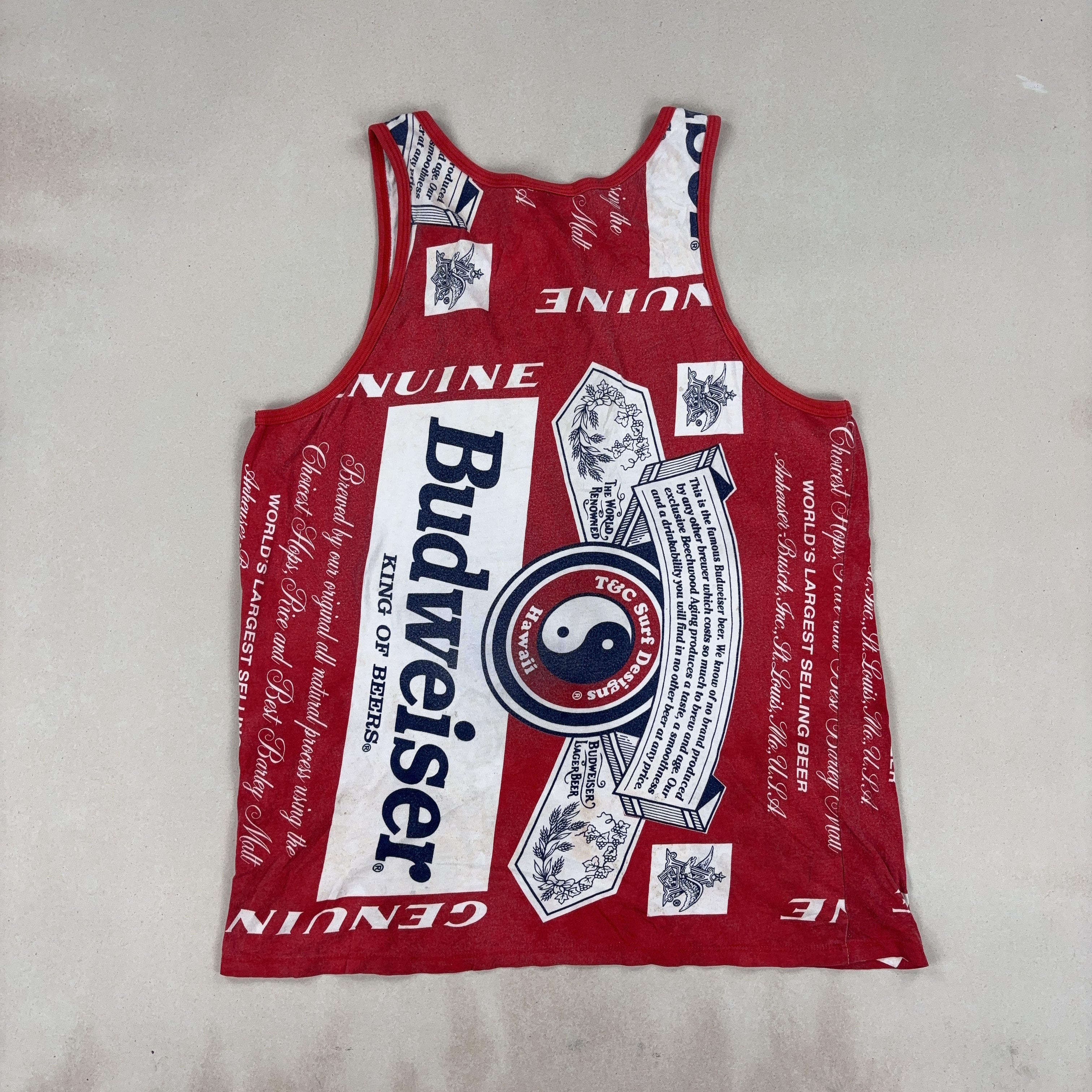 T&C SURF DESIGNS SINGLET - MEDIUM