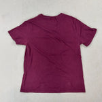 RALPH LAUREN BURGUNDY TEE - MEDIUM