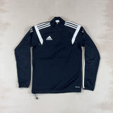 ADIDAS BLACK QUARTER ZIP - SMALL