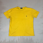 RALPH LAUREN YELLOW TEE - MEDIUM
