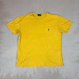 RALPH LAUREN YELLOW TEE - MEDIUM
