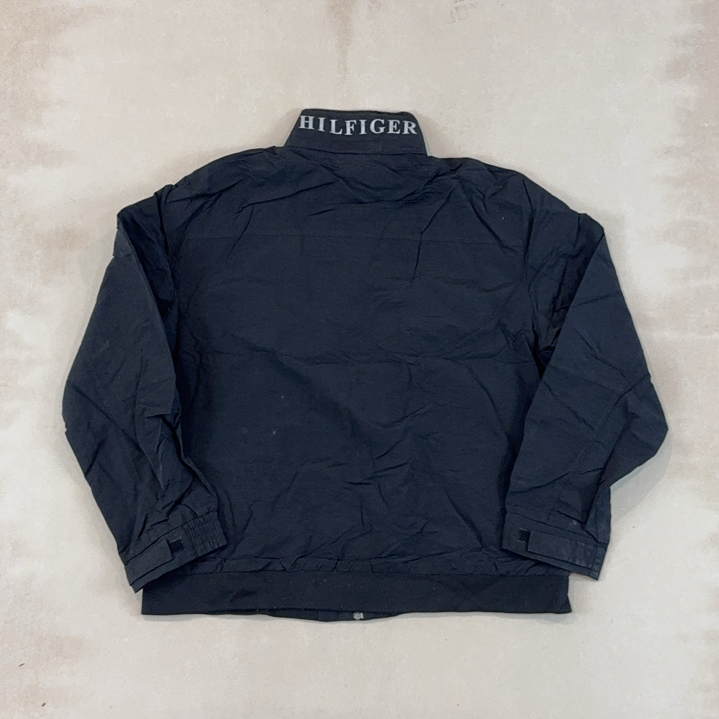HILFIGER BLACK JACKET - 2X LARGE