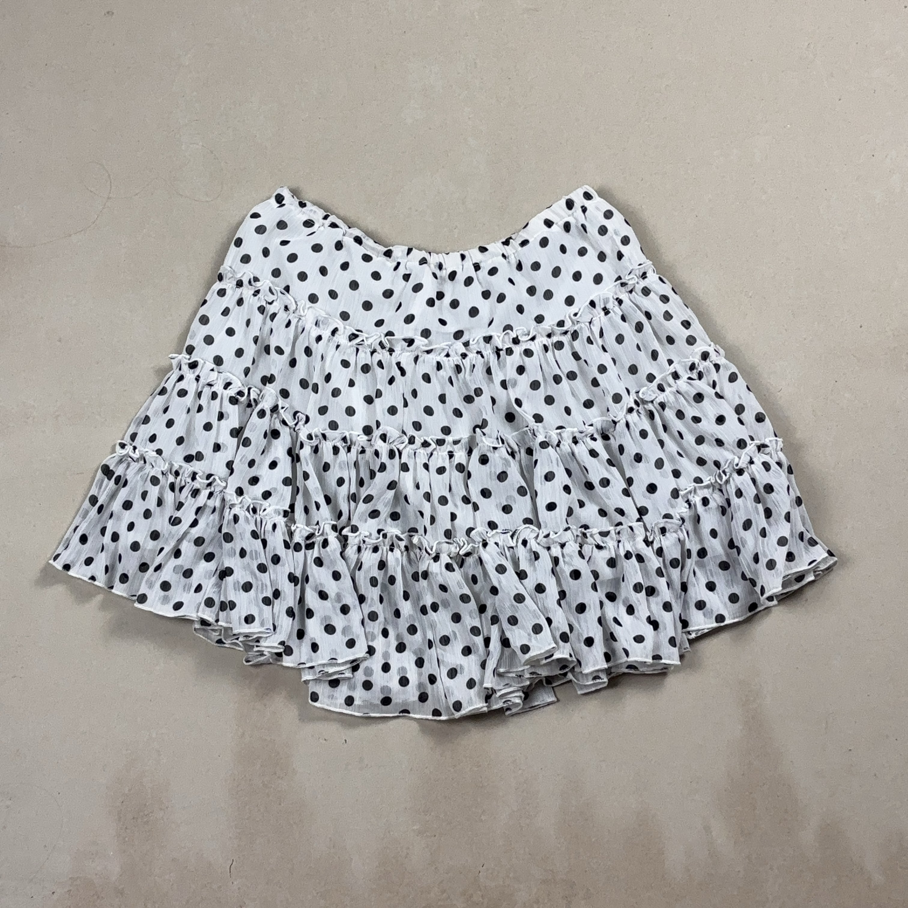 VINTAGE POLKA DOT SKIRT - MEDIUM