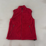 LANDS END RED VEST - SMALL