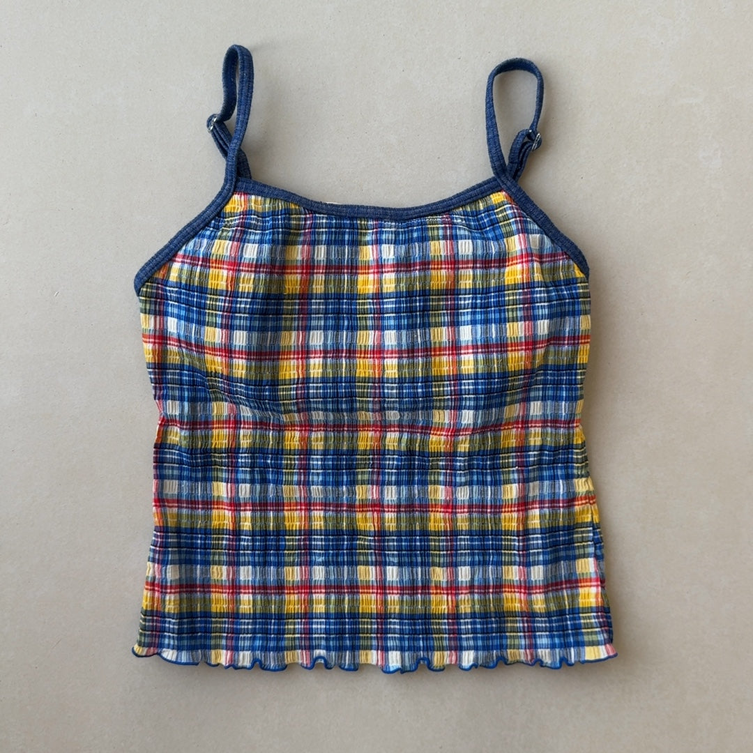 PLAID TANKINI - MEDIUM
