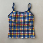 PLAID TANKINI - MEDIUM