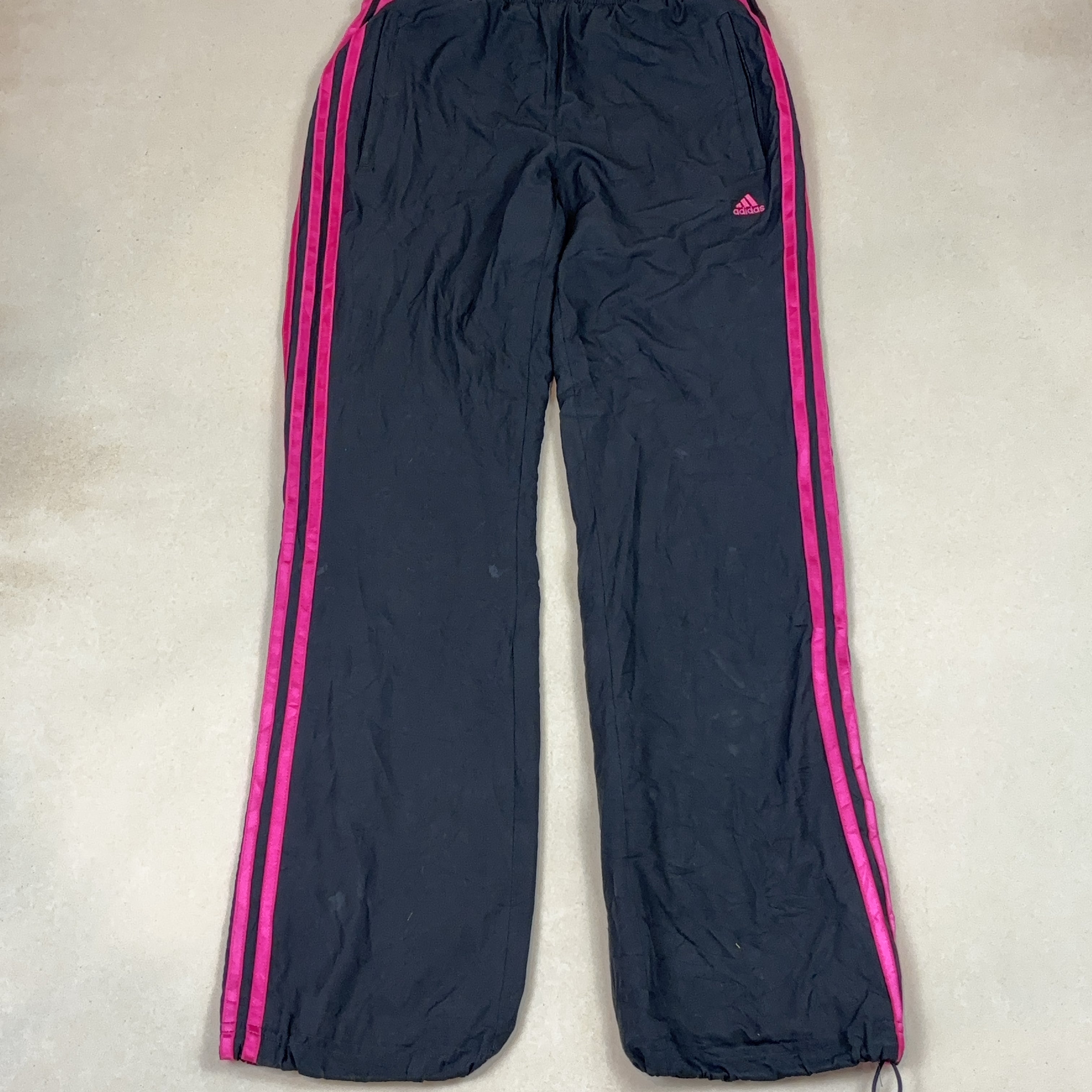 ADIDAS BLACK SPORT PANTS - SMALL