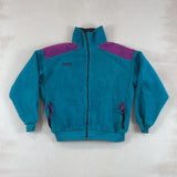 COLUMBIA TEAL FLEECE - LARGE