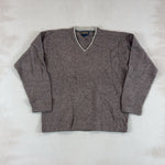 WOOLRICH V NECK KNIT - LARGE