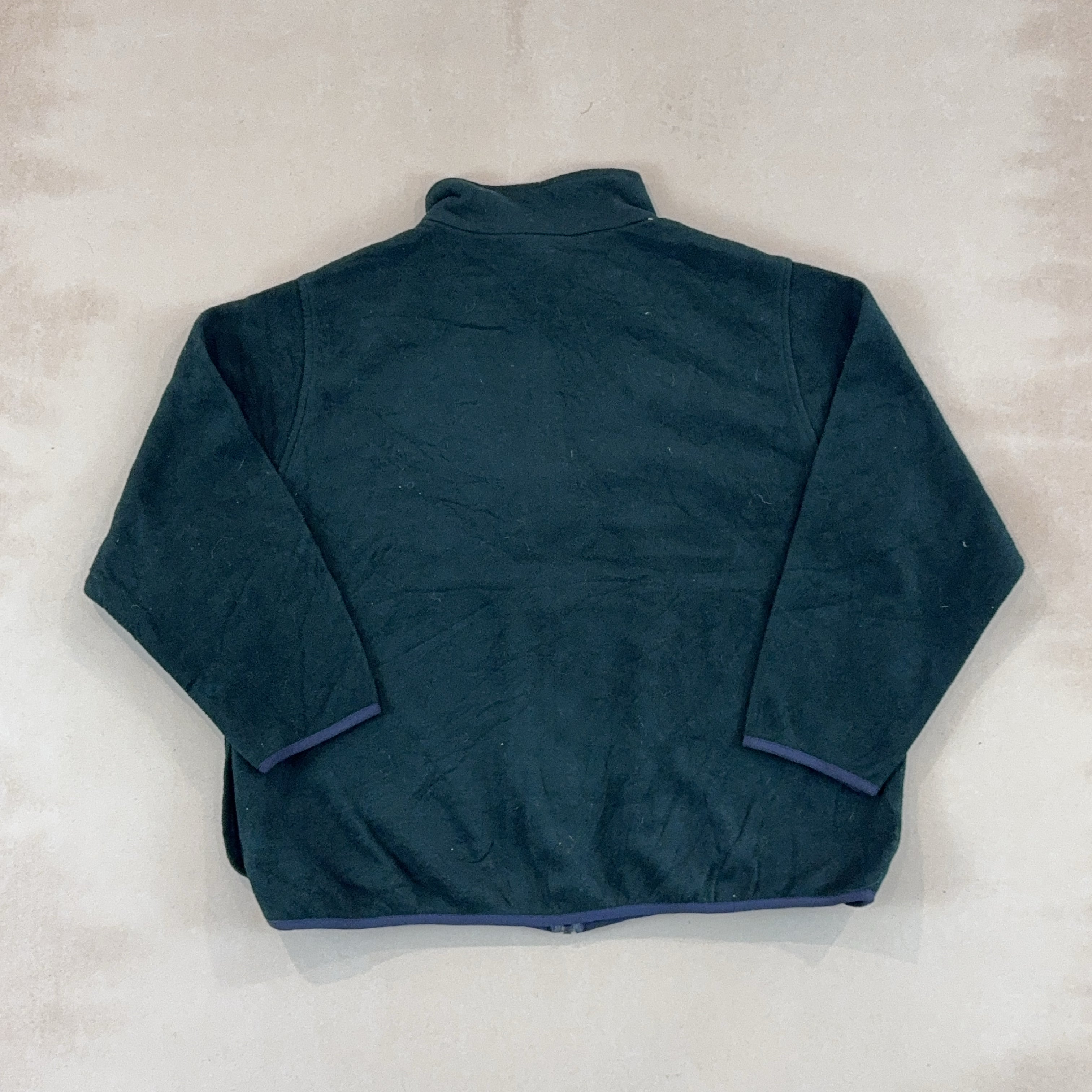 L.L.BEAN GREEN FLEECE - X LARGE