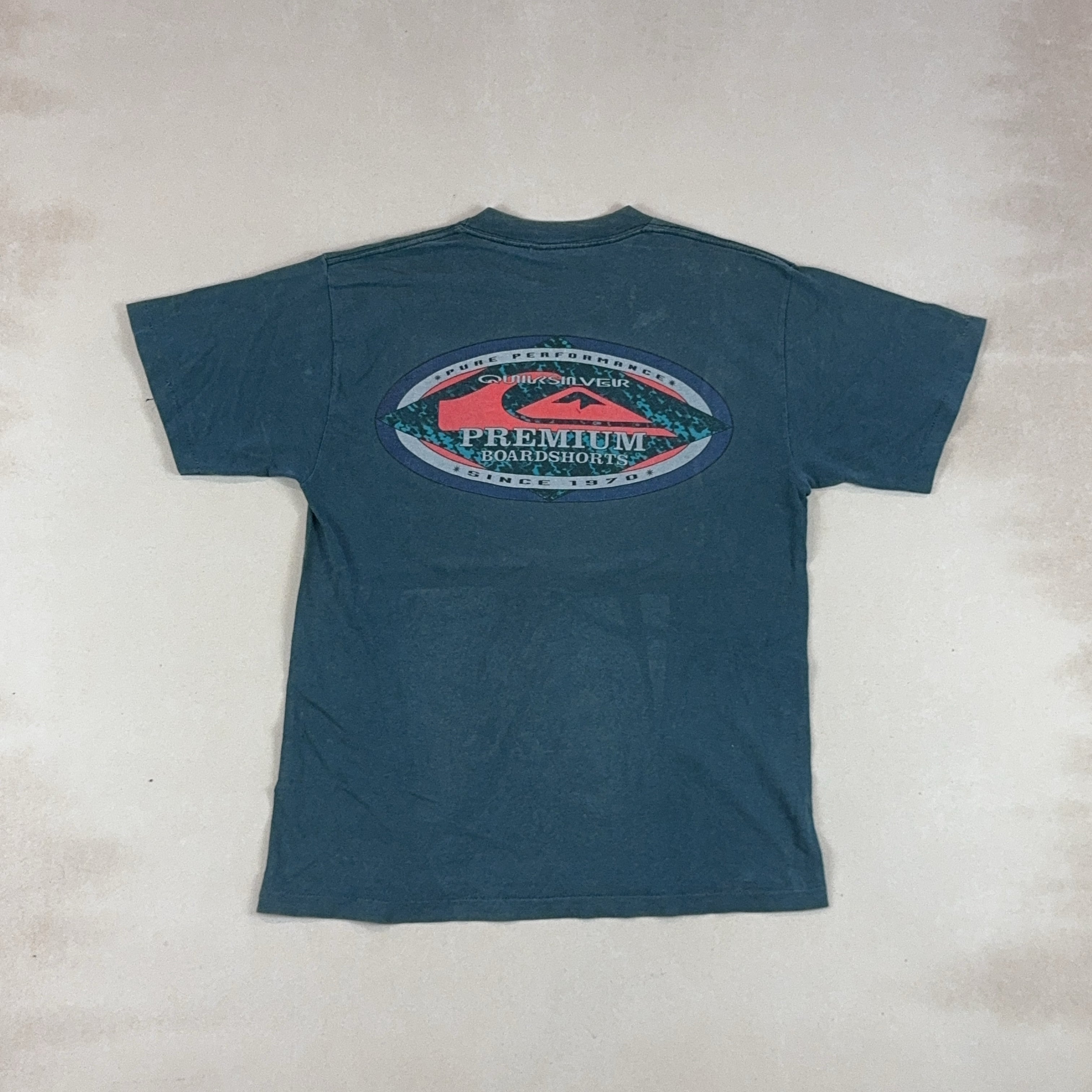 QUIKSILVER FERN GREEN TEE - MEDIUM