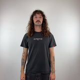 BLACK QUIKSILVER TEE - MEDIUM