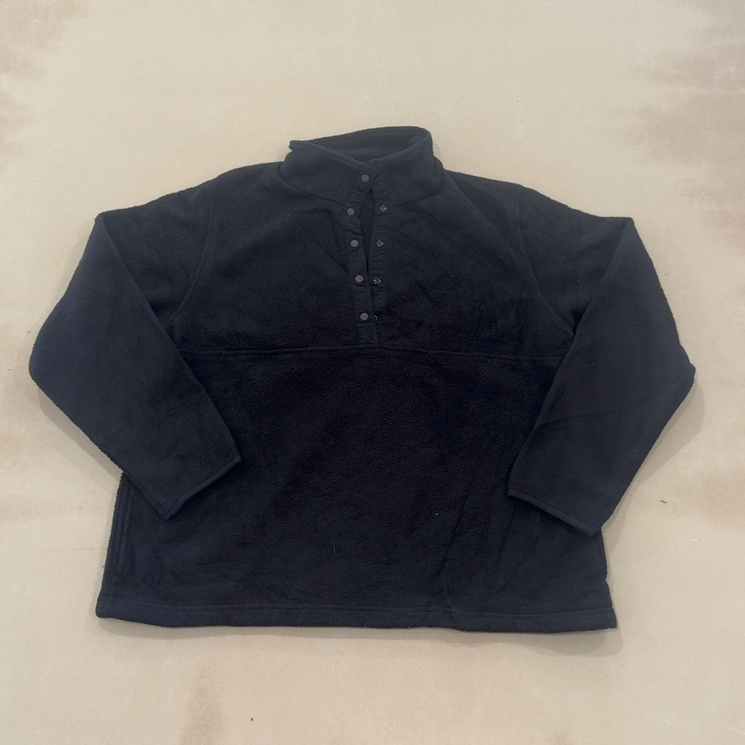 L.L.BEAN BUTTON UP FLEECE - MEDIUM