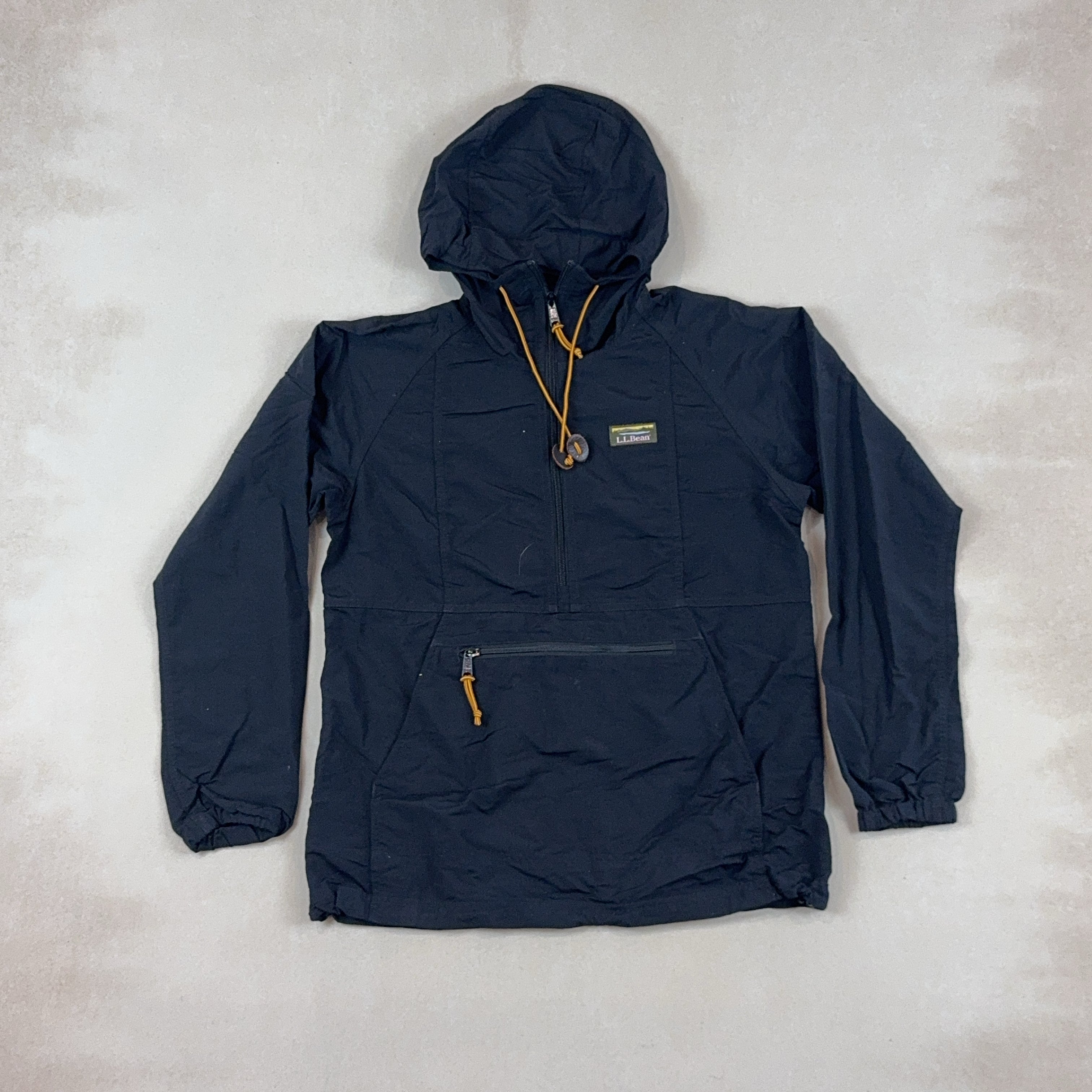 LL BEAN HOODED QUARTER ZIP - X SMALL