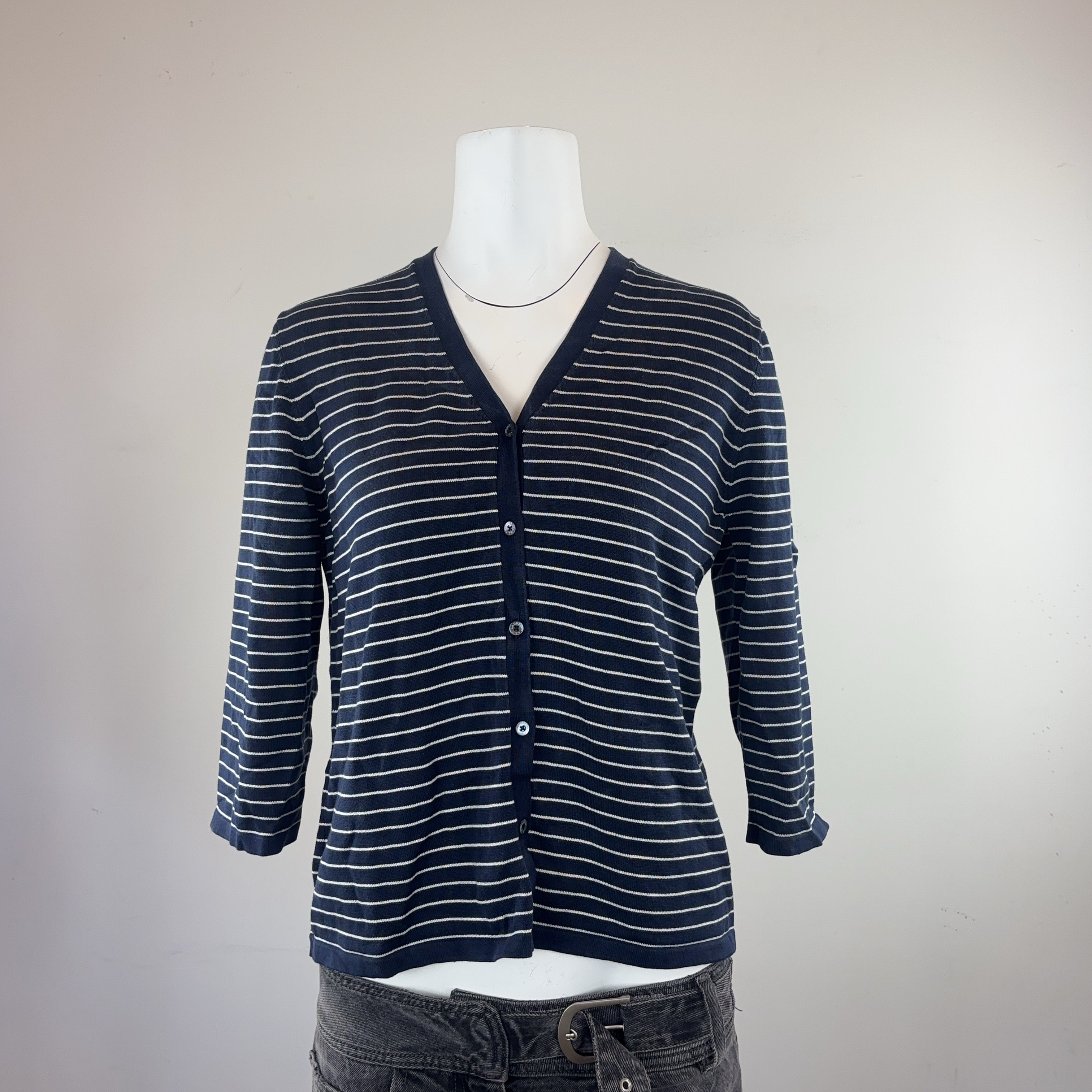 RALPH LAUREN 3/4 TOP - MEDIUM