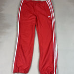 ADIDAS RED SPORT PANTS - X LARGE