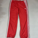 ADIDAS RED SPORT PANTS - X LARGE