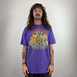 GRAPHIC PURPLE TEE - LARGE