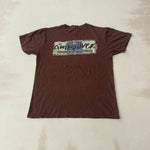 QUICKSILVER BROWN TEE - MEDIUM