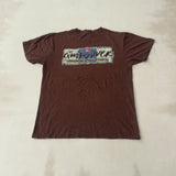 QUICKSILVER BROWN TEE - MEDIUM