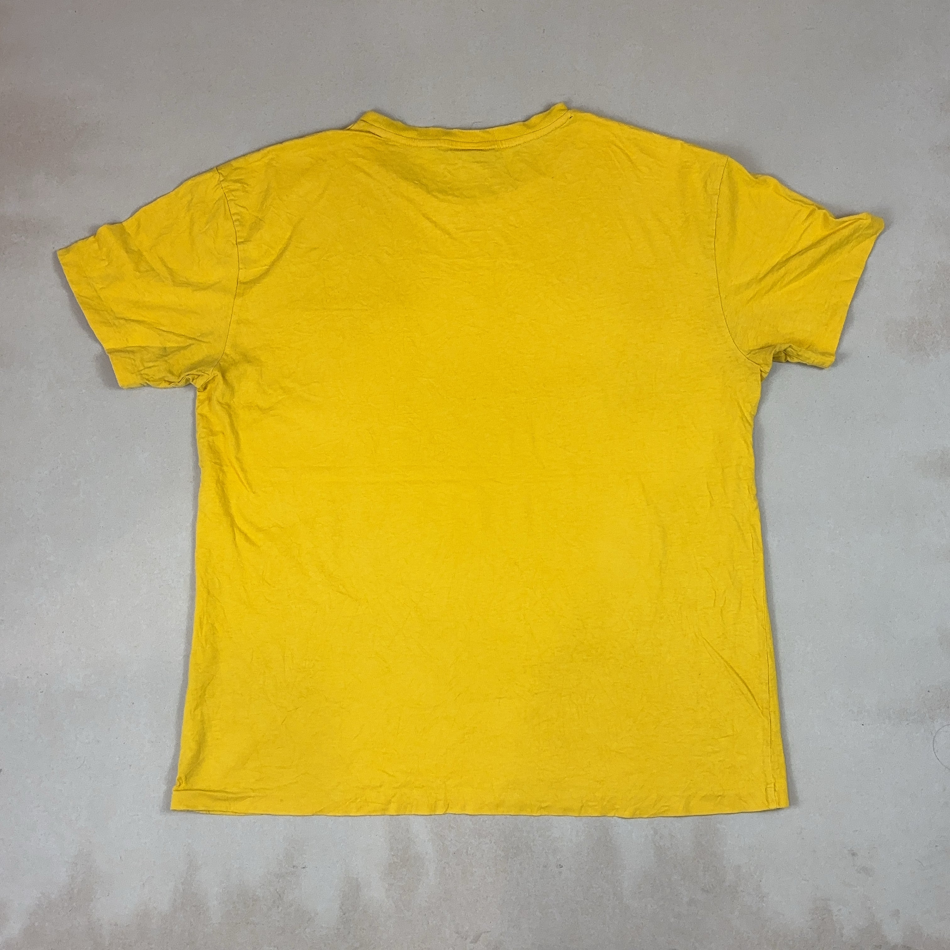 RALPH LAUREN YELLOW TEE - MEDIUM