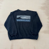 QUIKSILVER BLACK CREW - LARGE