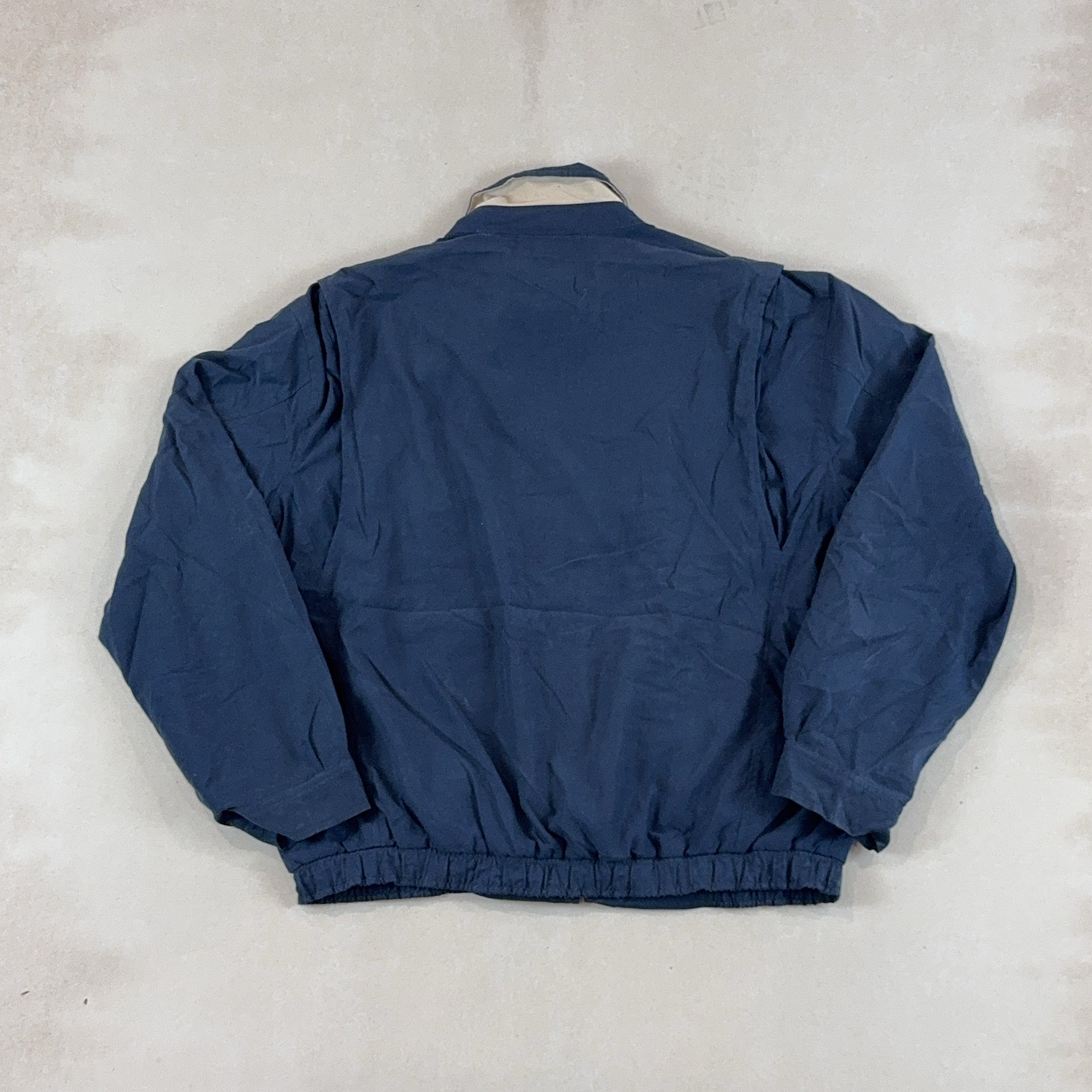 HILFIGER NAVY JACKET - LARGE
