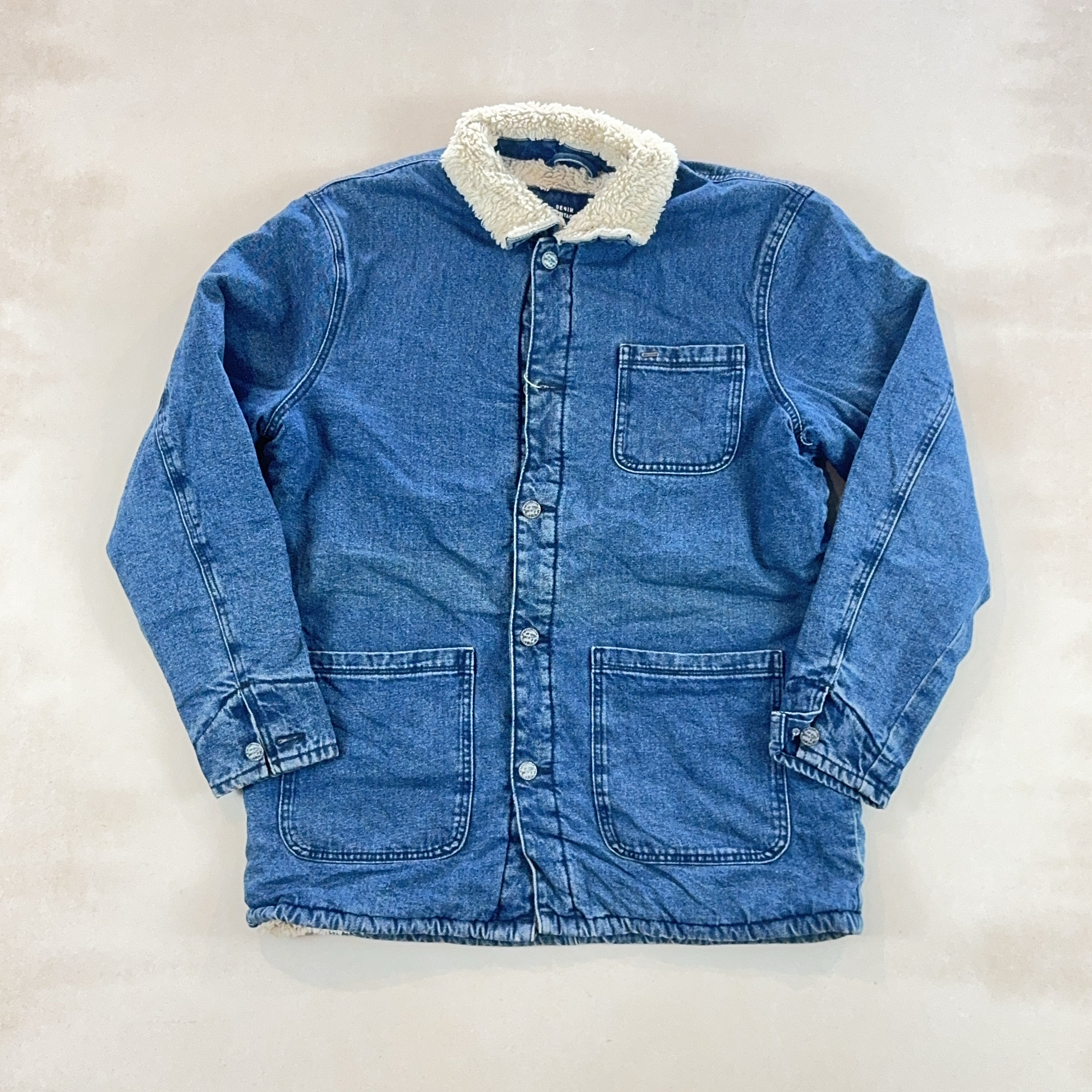 ONLY & SONS DENIM JACKET - LARGE