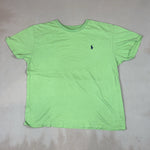 RALPH LAUREN LIME GREEN TEE - MEDIUM