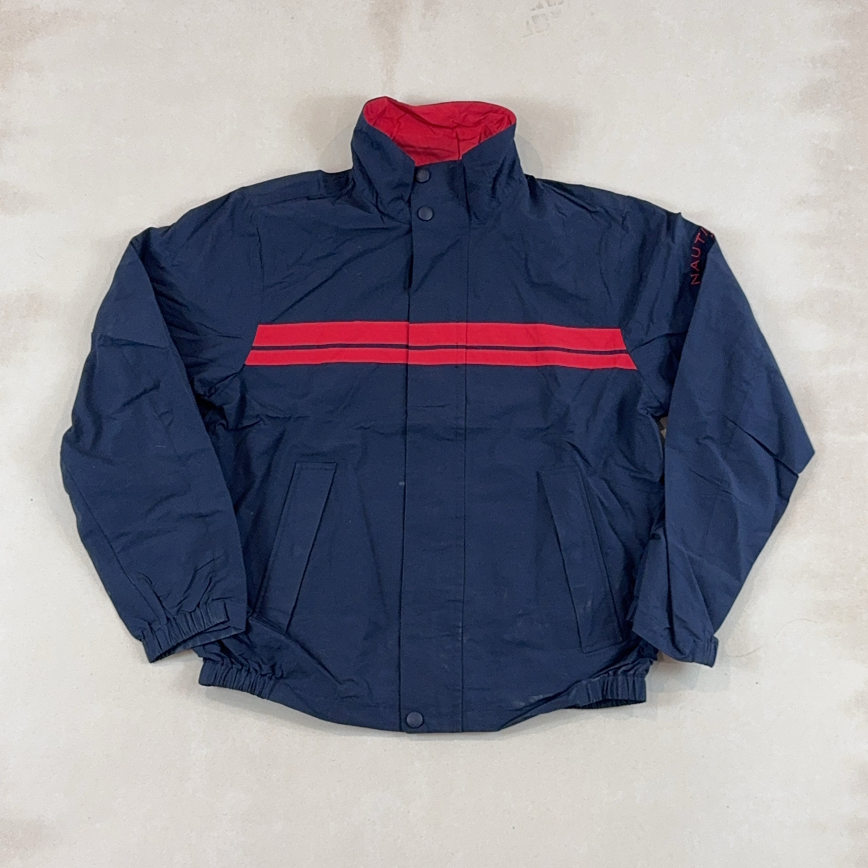 NAUTICA NAVY & RED JACKET - MEDIUM