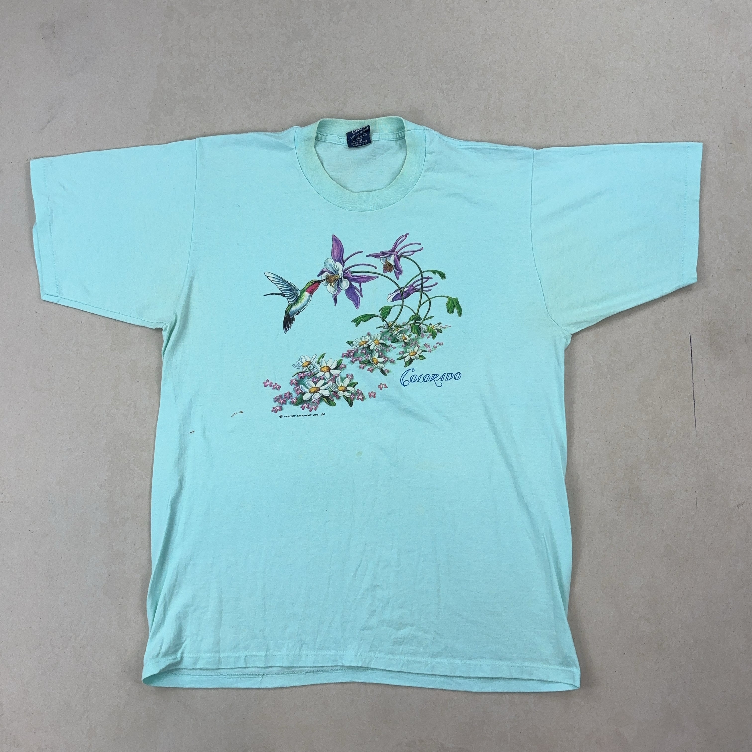 AQUA GRAPHIC TEE - LARGE