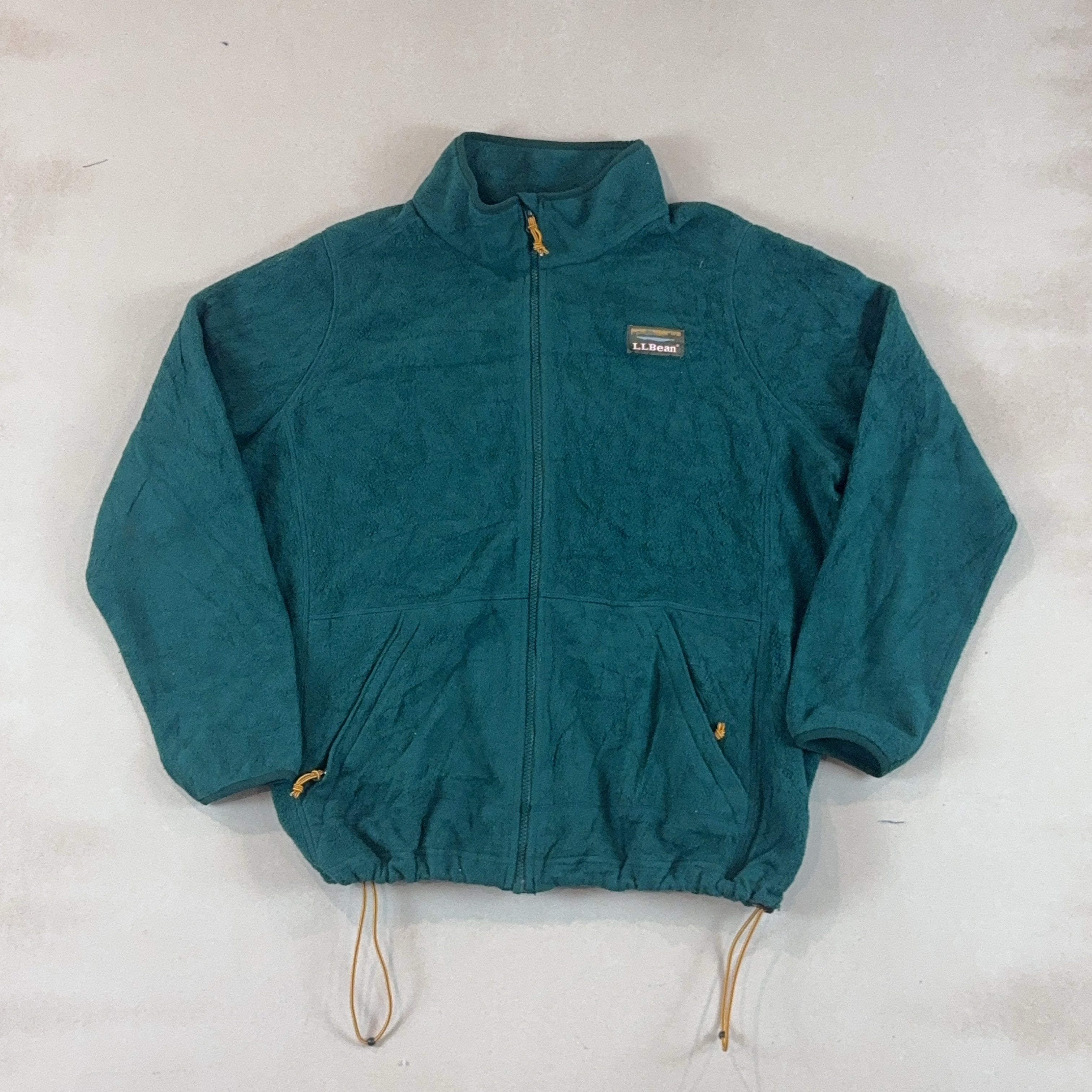 LL BEAN TEAL FLEECE - MEDIUM