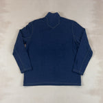 EDDIE BAUER NAVY QUARTER ZIP - X LARGE