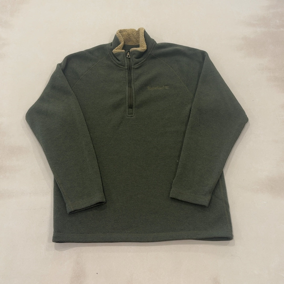 TIMBERLAND KHAKI QUARTER ZIP - MEDIUM