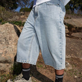 Really Long Shorts - Atlas - Light Blue