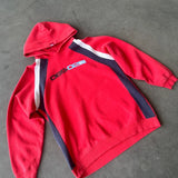 Vintage Quiksilver Hoodie Red Medium