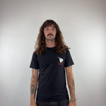 BLACK GASH TEE - X SMALL