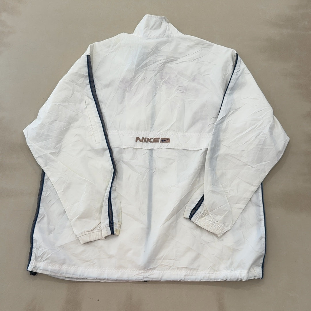NIKE WHITE JACKET - 2X LARGE