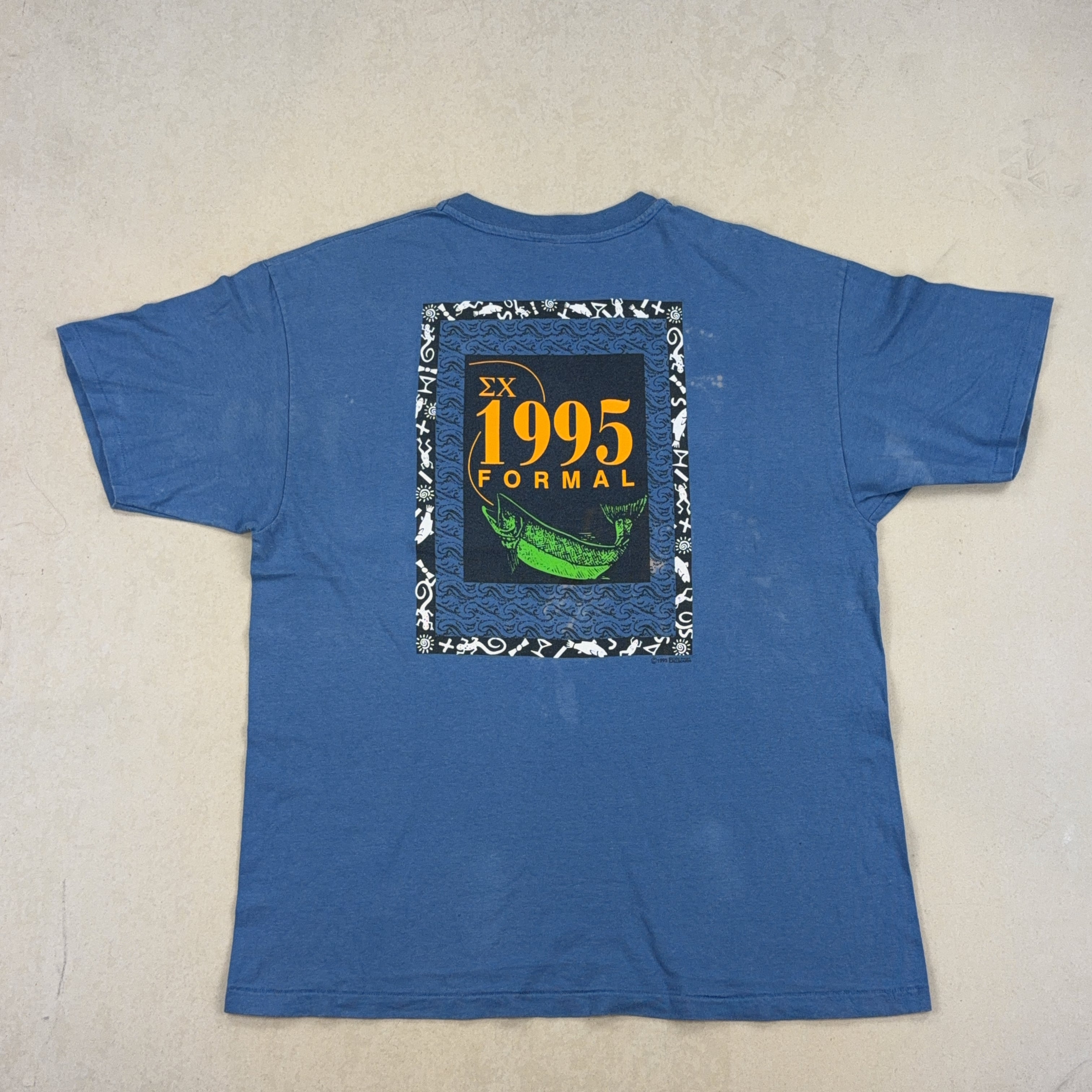VINTAGE BLUE TEE - LARGE