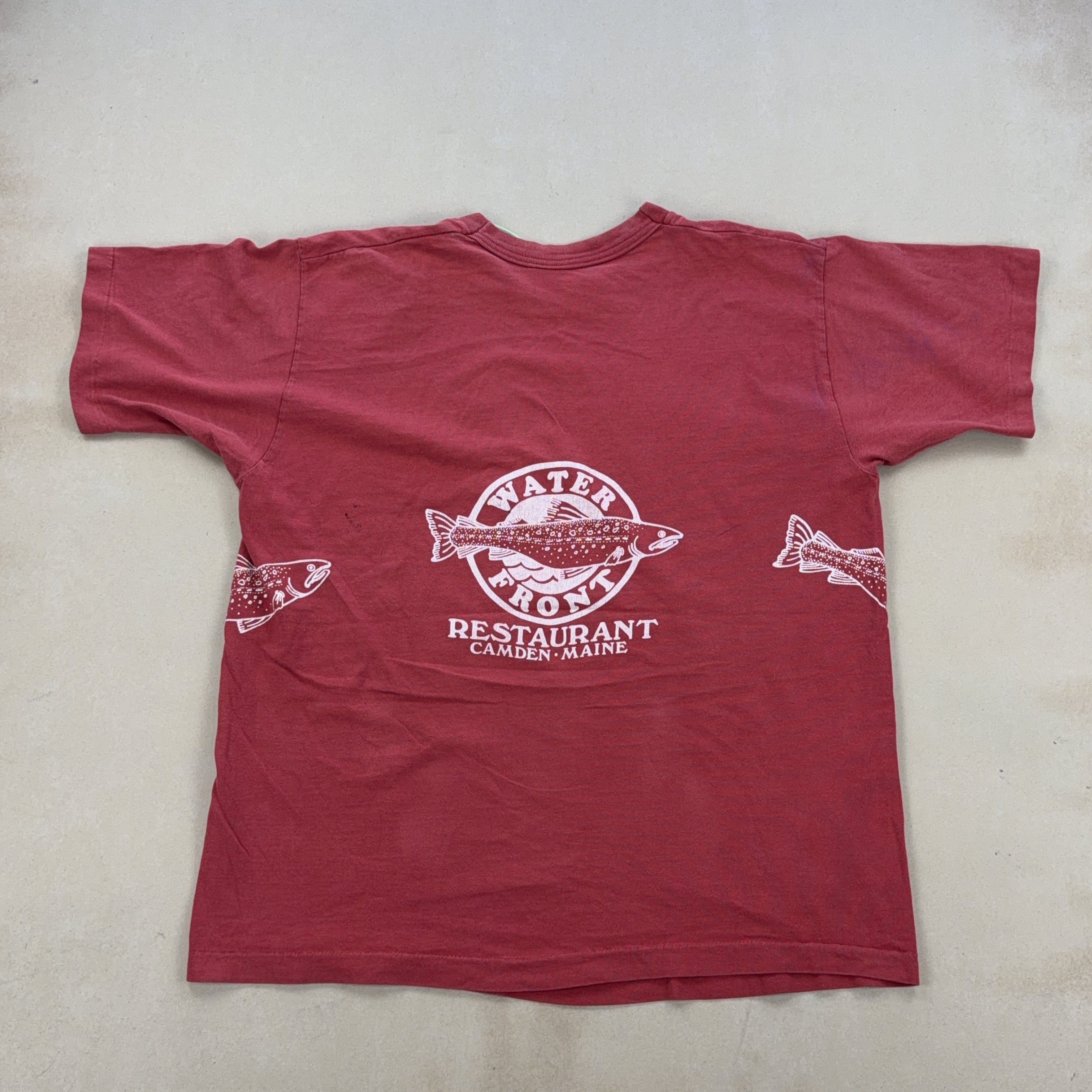 WATERFRONT RESTAURANT 'CAMDEN -MAINE' TEE - LARGE