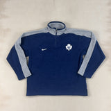 NIKE TORONTO MAPLE LEAVES QUARTER ZIP - SMALL