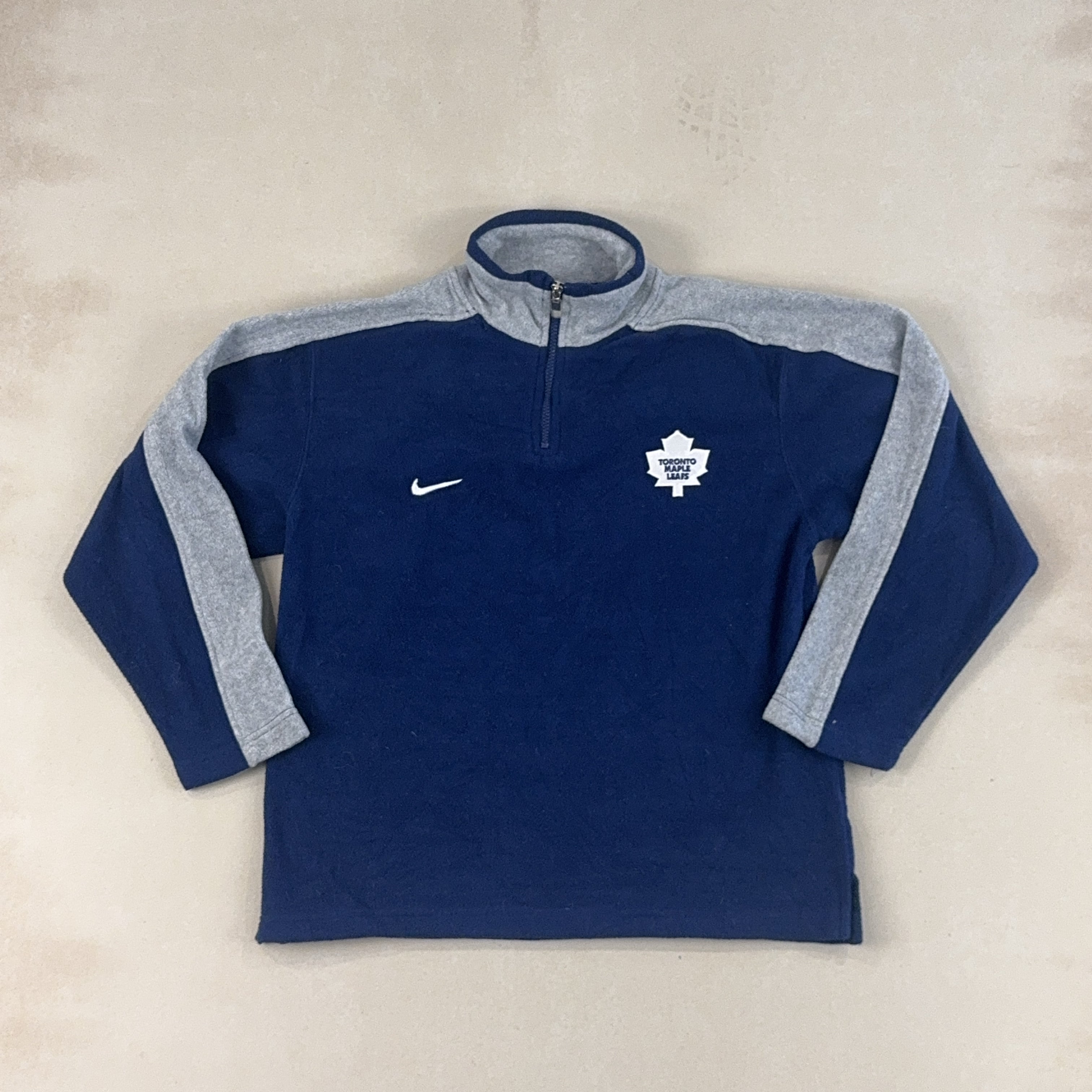 NIKE TORONTO MAPLE LEAVES QUARTER ZIP - SMALL