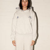 Blanket Stitch Hoodie - Sketchy White
