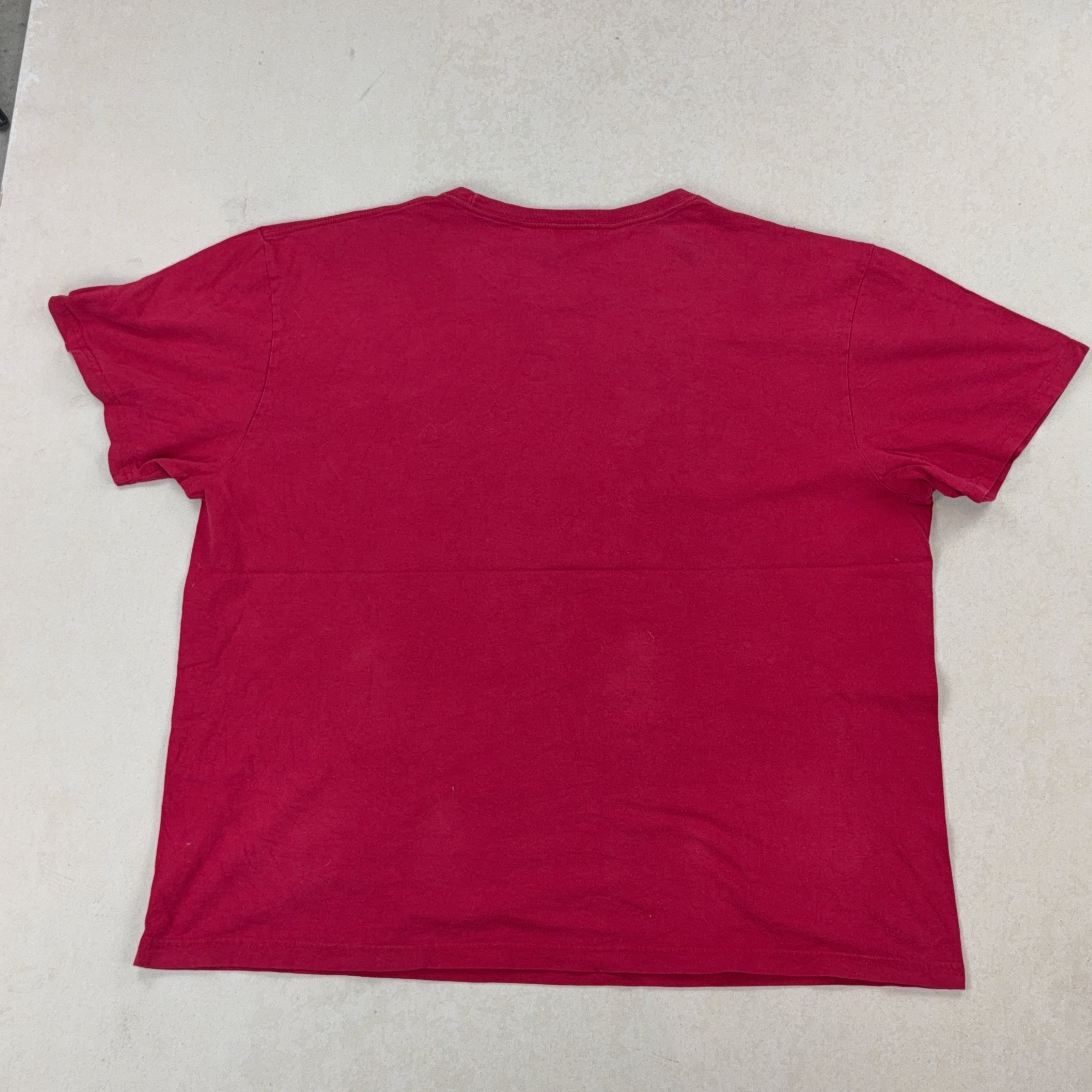 RALPH LAUREN RED TEE - X LARGE