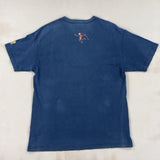NAVY GRAPHIC TEE - LARGE