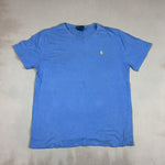 RALPH LAUREN BLUE TEE - LARGE